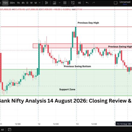 Nifty and Bank Nifty Analysis 14 August 2026 Featured Image - Zynive Trade